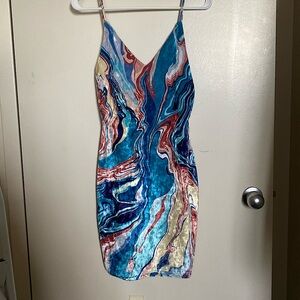 Beautiful artsy mini dress